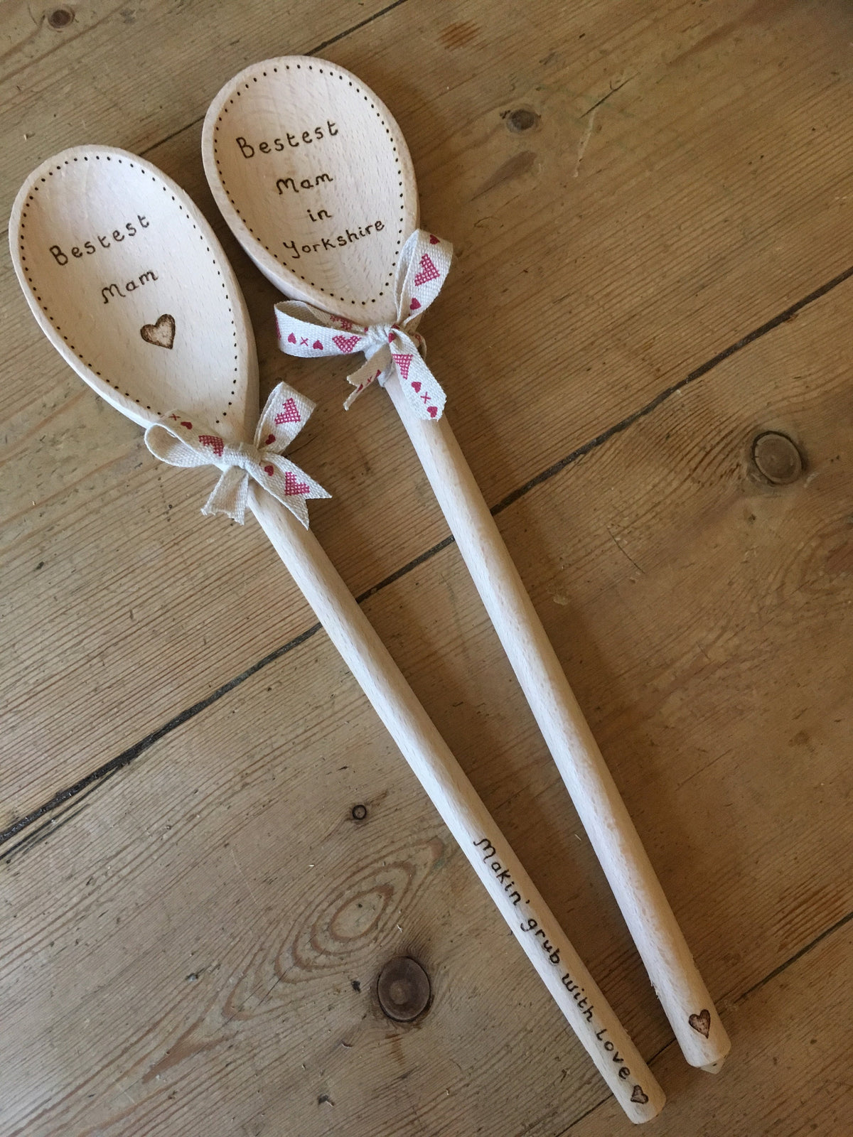 Parent and child spoon set