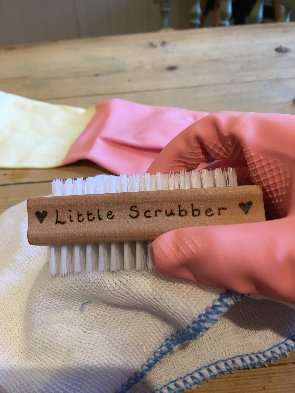 Personalised nail brush / little scrubber