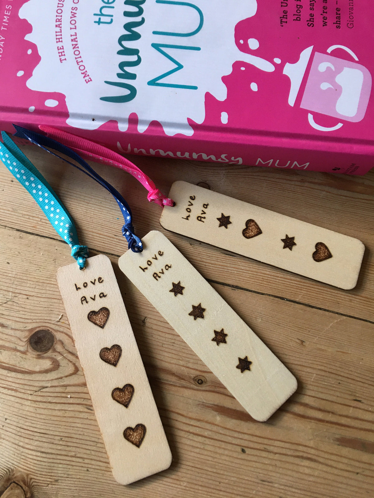 Personalised wooden bookmark / placeholder