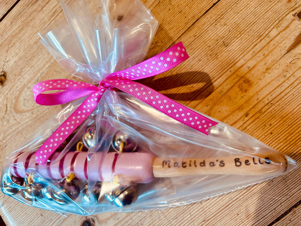 Personalised bells in various colours