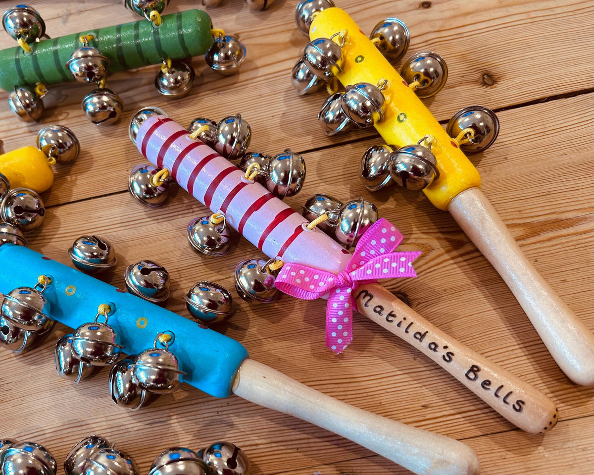 Personalised bells in various colours