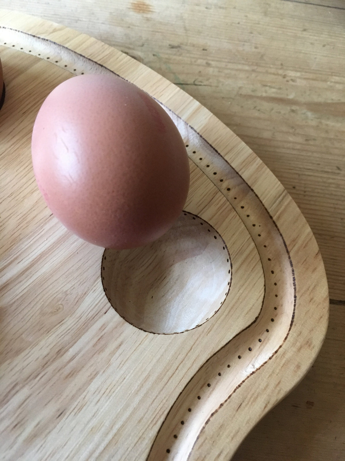 Personalised egg (cellent) breakfast board