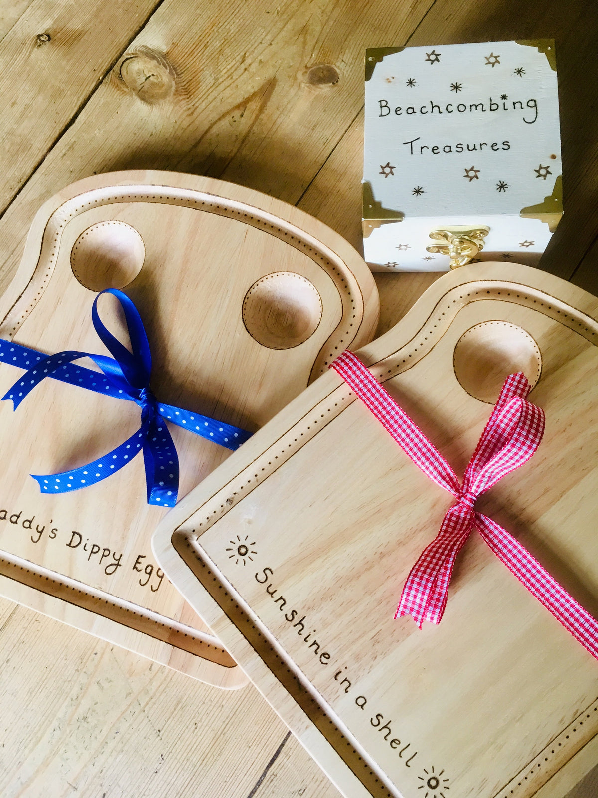 Personalised egg (cellent) breakfast board
