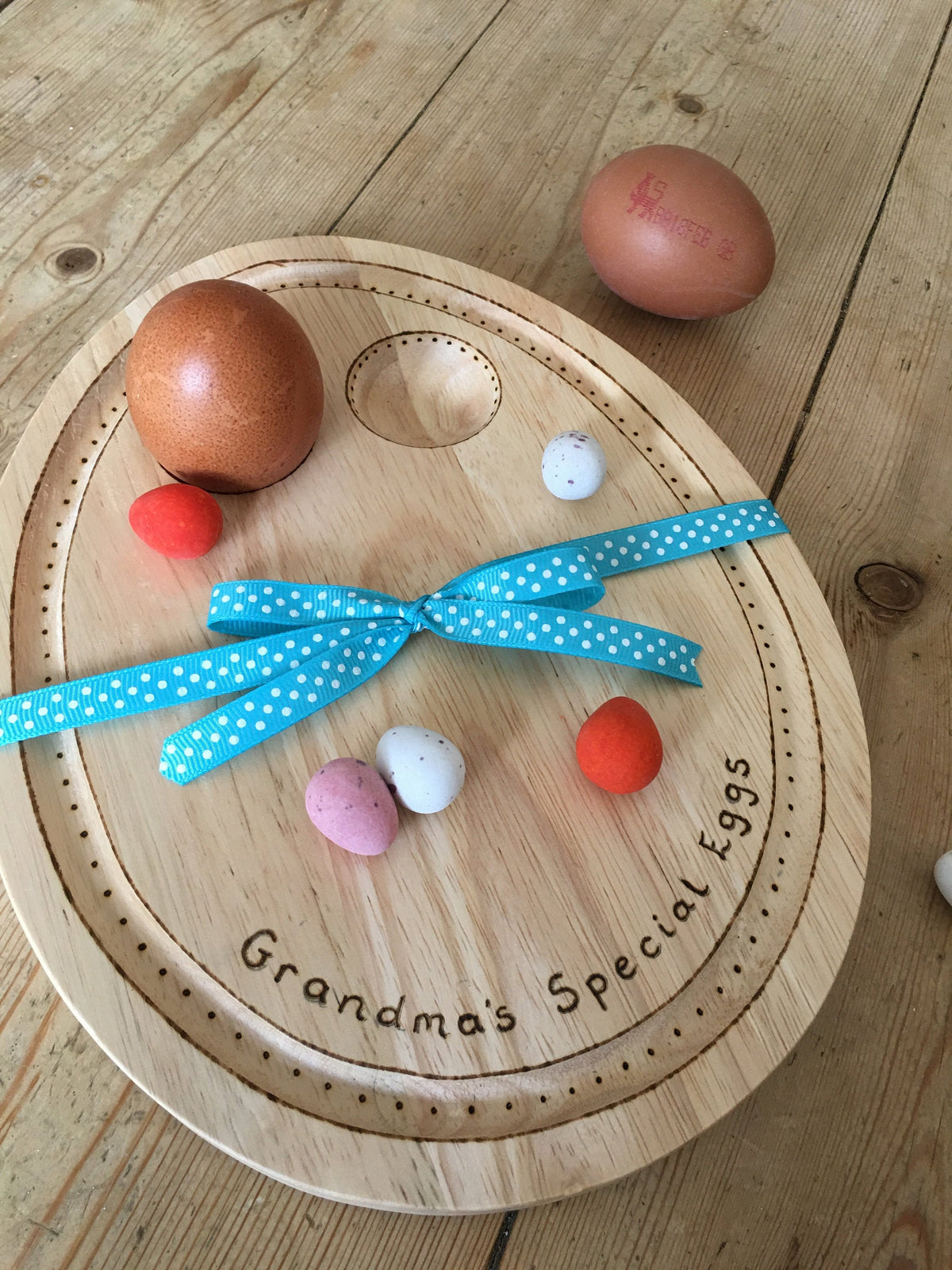 Personalised egg (cellent) breakfast board