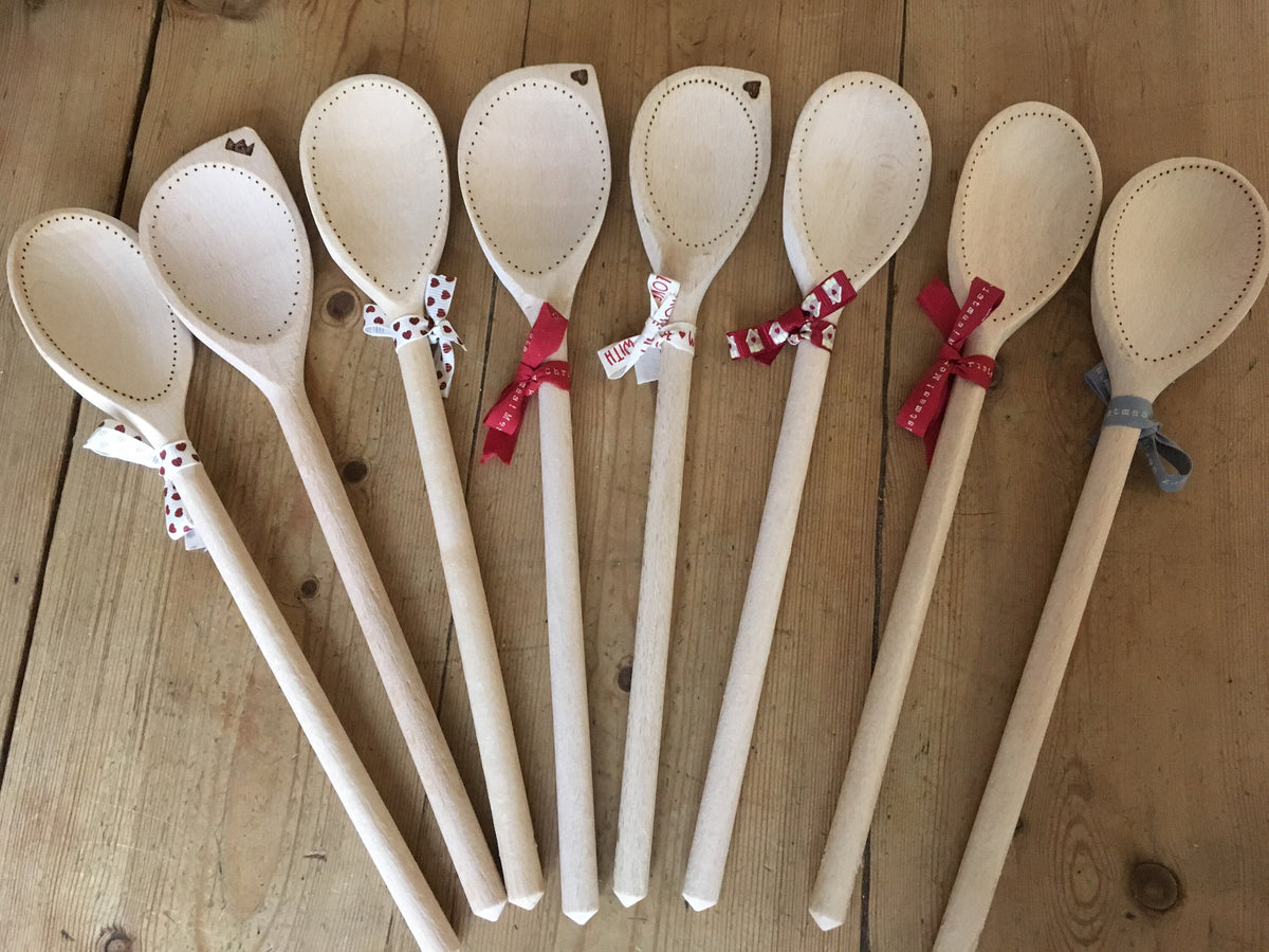 Personalised wooden spoon