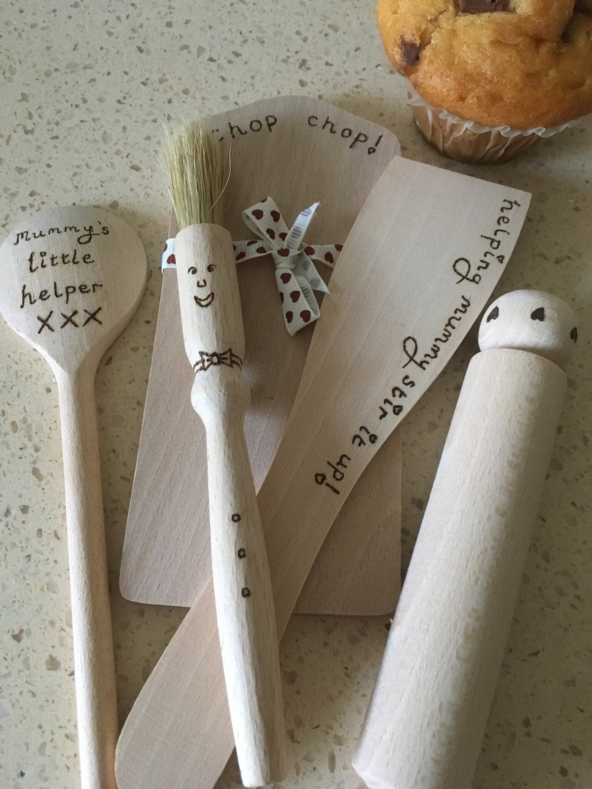 Children’s personalised baking set