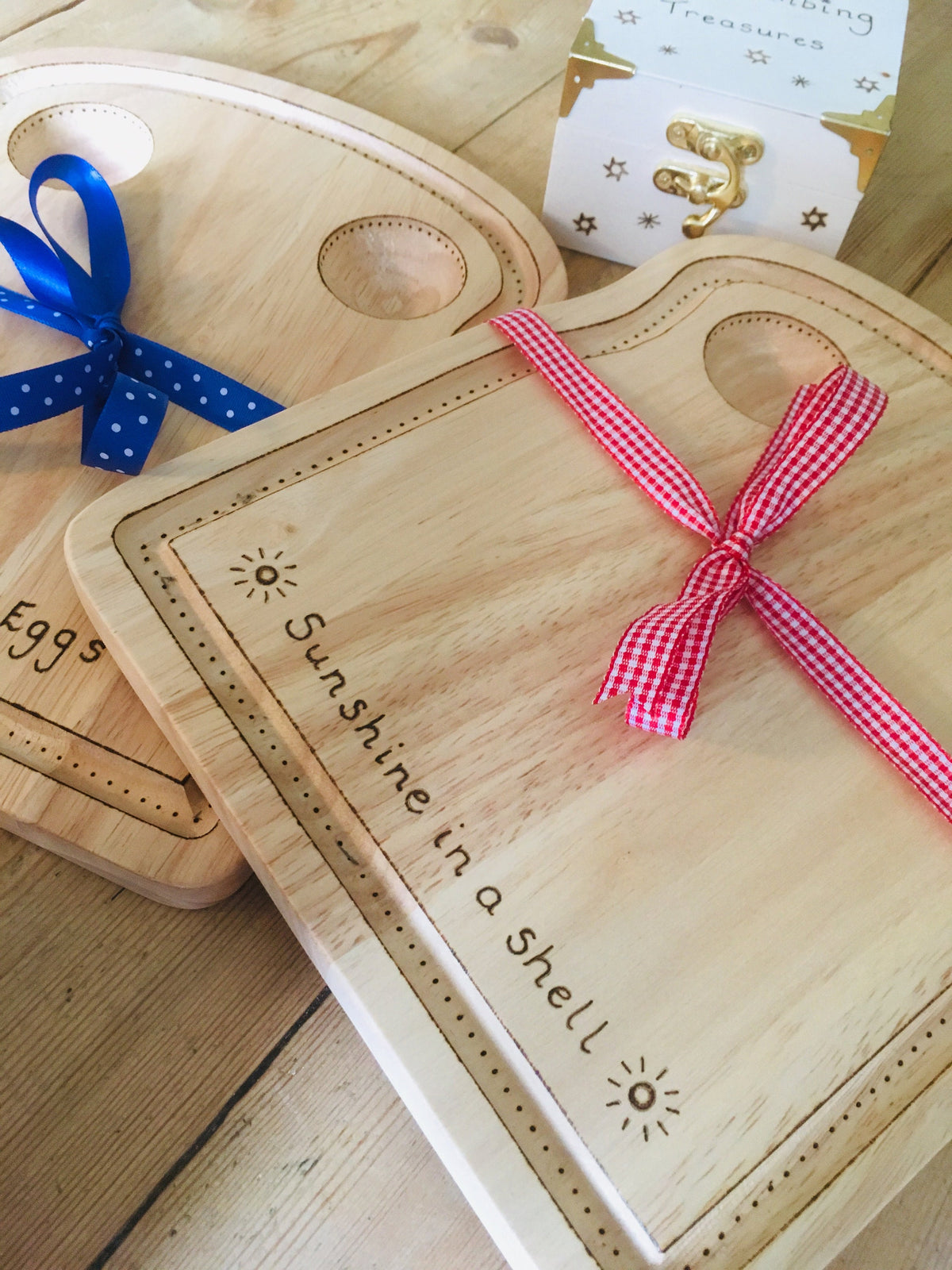 Personalised egg (cellent) breakfast board