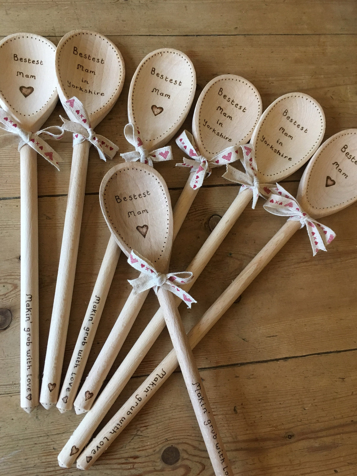 Parent and child spoon set