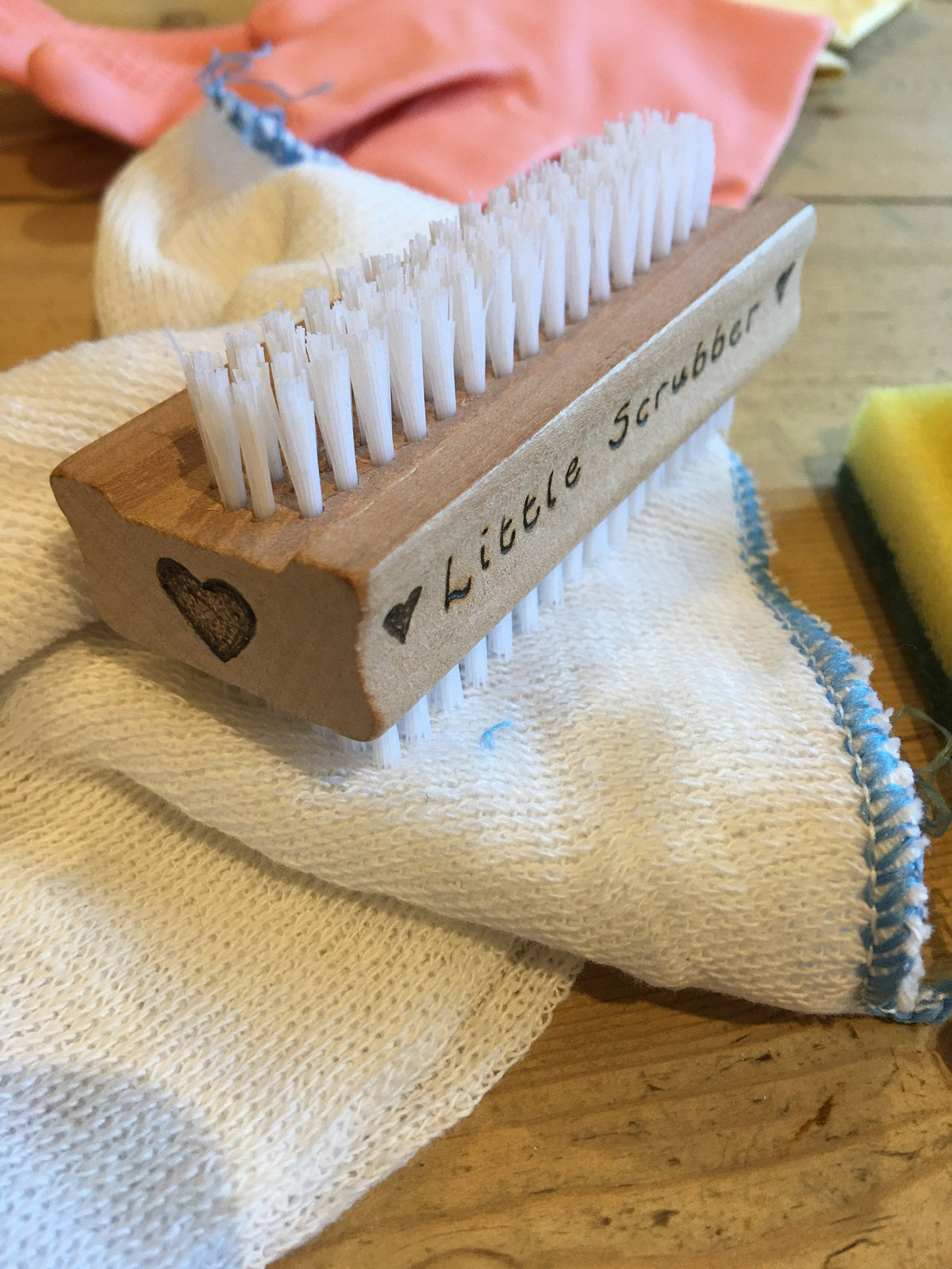Personalised nail brush / little scrubber