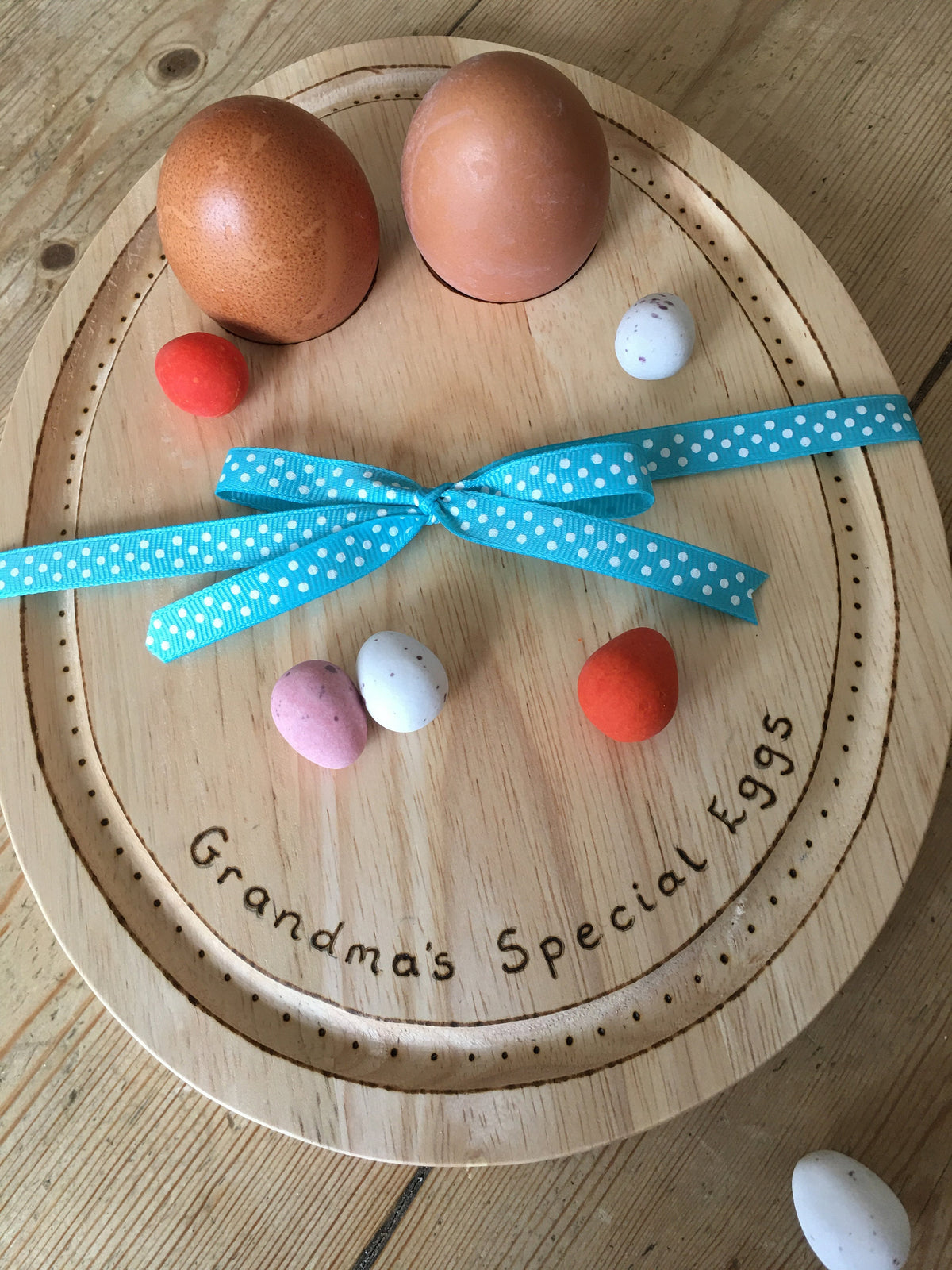 Personalised egg (cellent) breakfast board