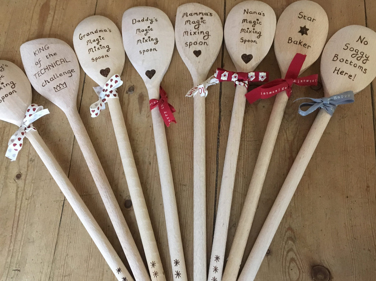 Personalised wooden spoon