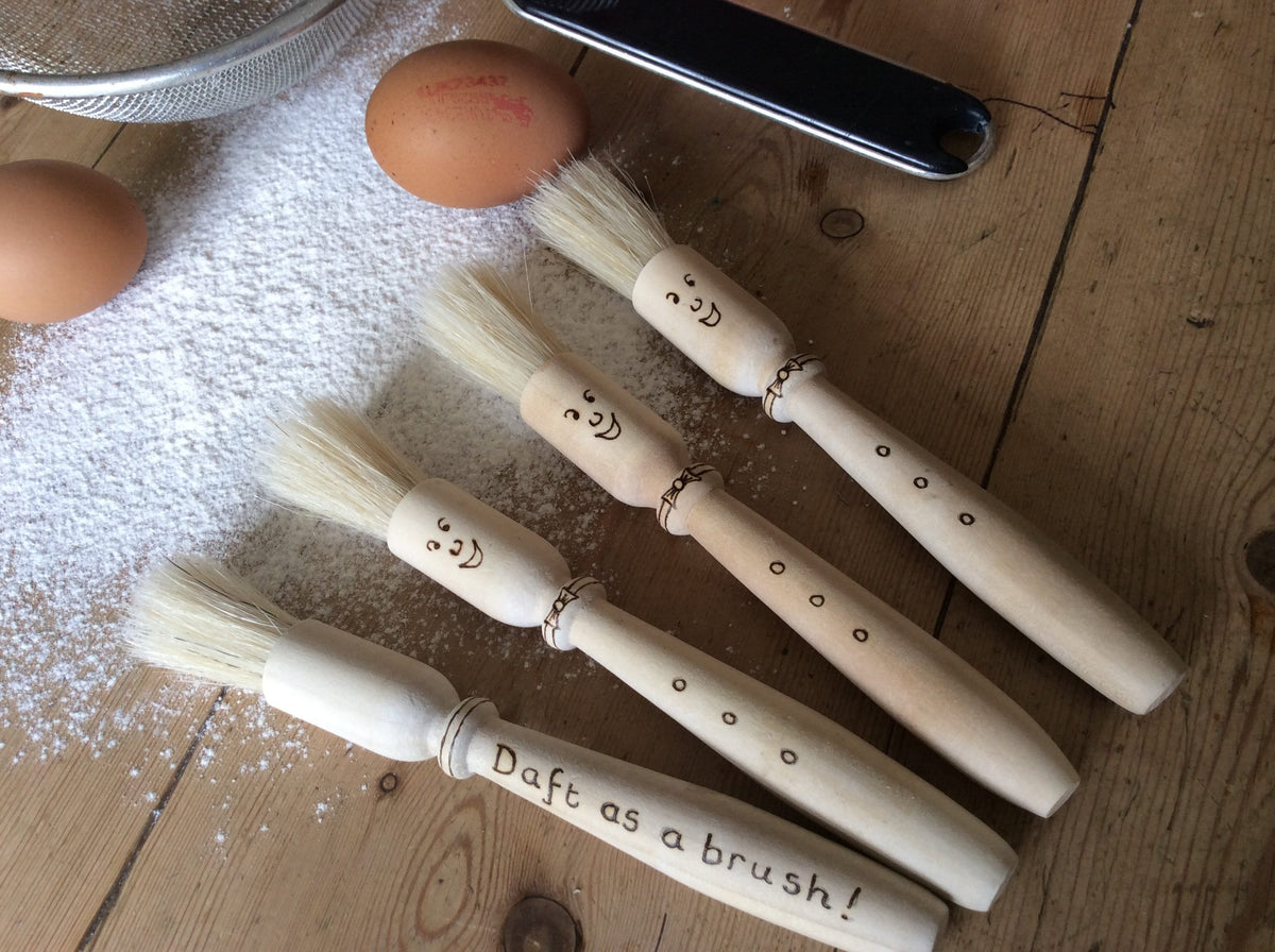 Daft as a brush personalised pastry brush