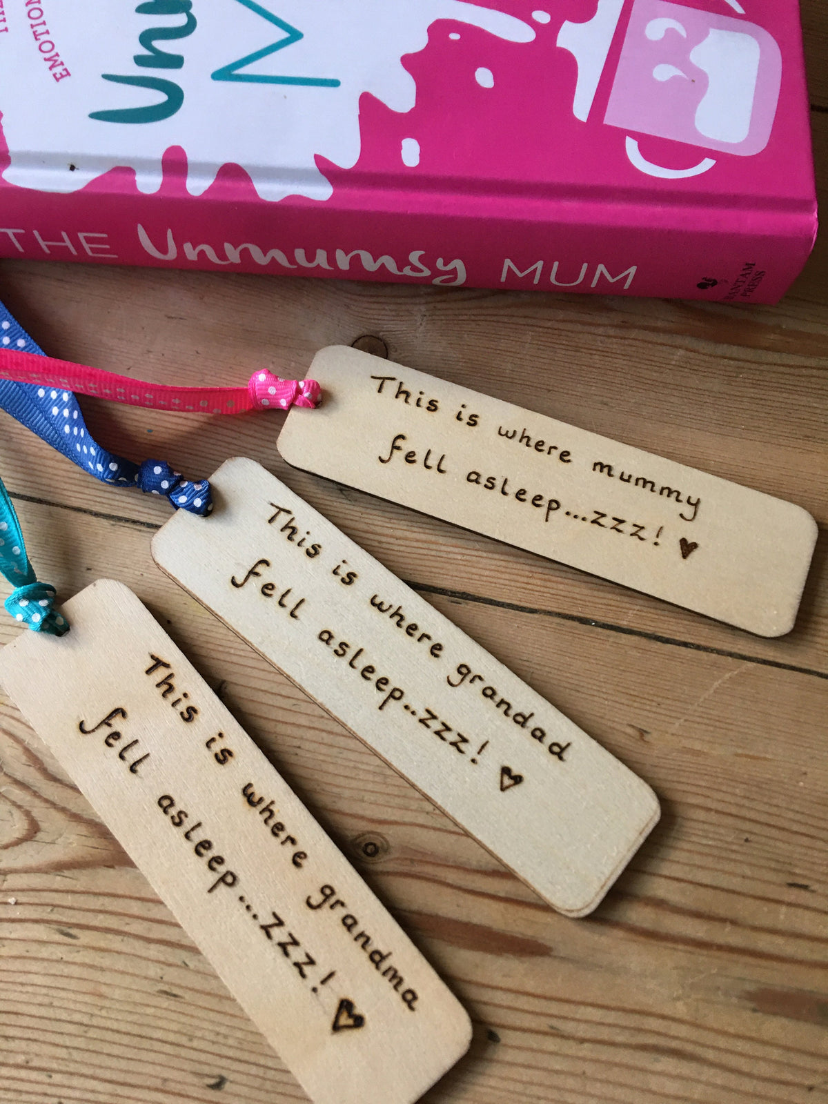 Personalised wooden bookmark / placeholder