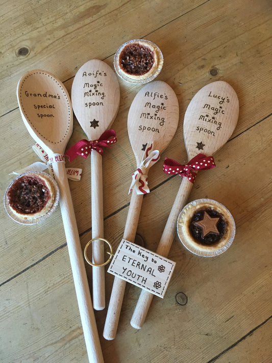 Personalised wooden spoon