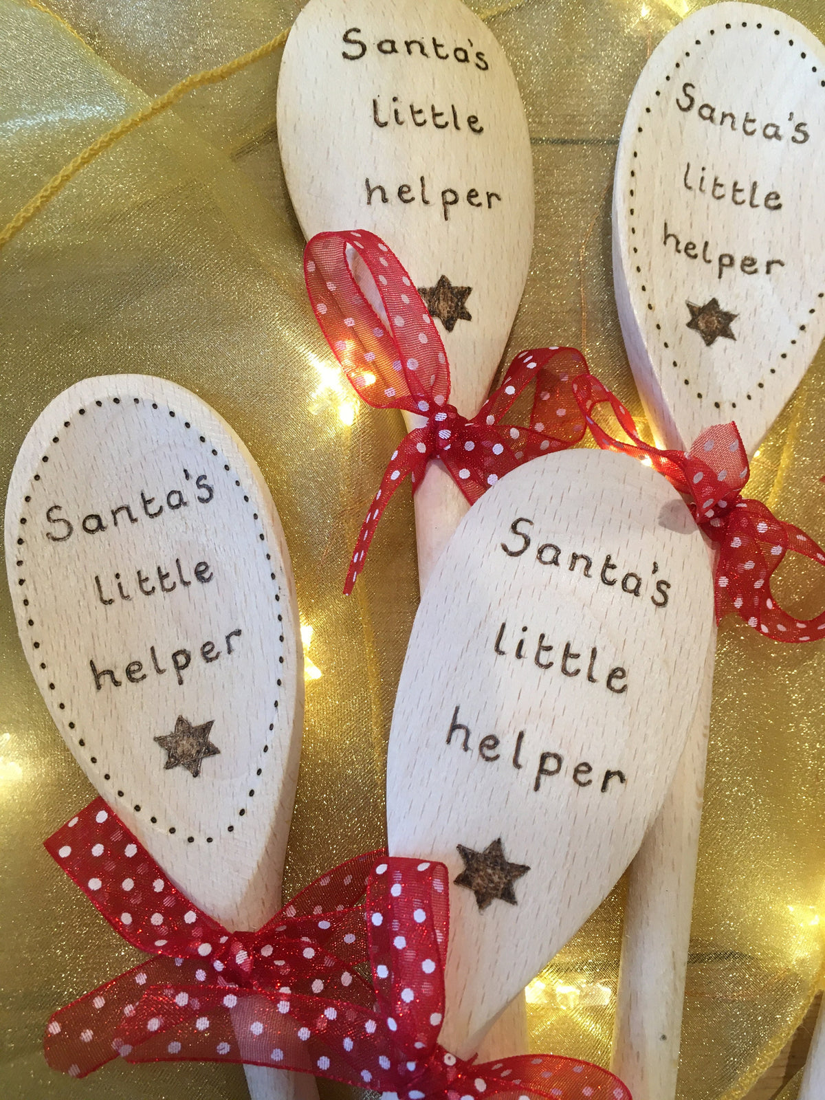 Santa’s little helper mini spoon