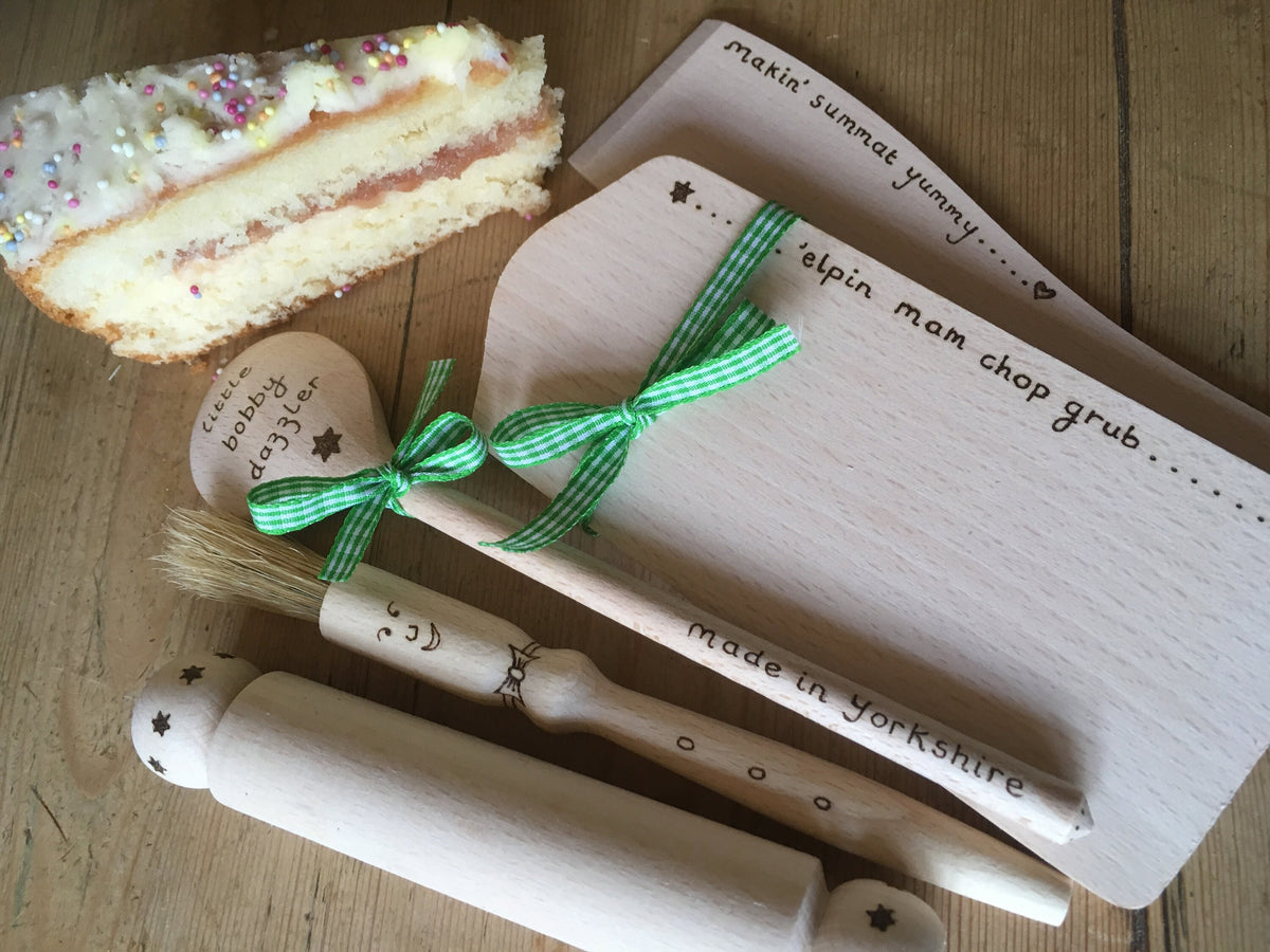 Children’s personalised baking set
