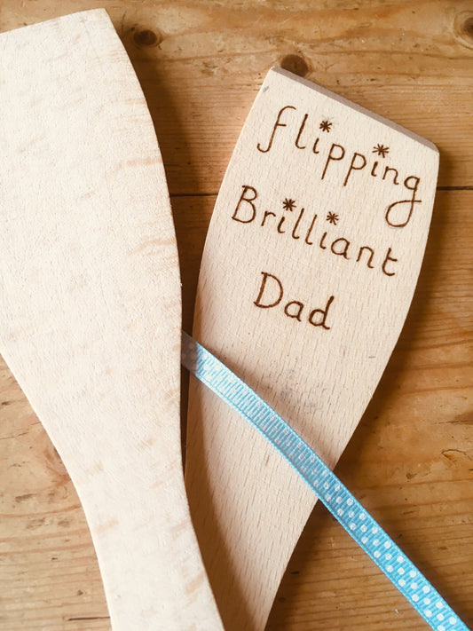 Flipping brilliant personalised spatula