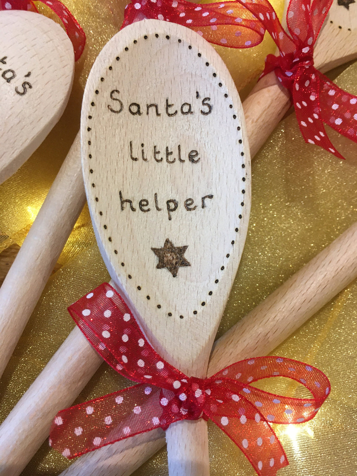 Santa’s little helper mini spoon