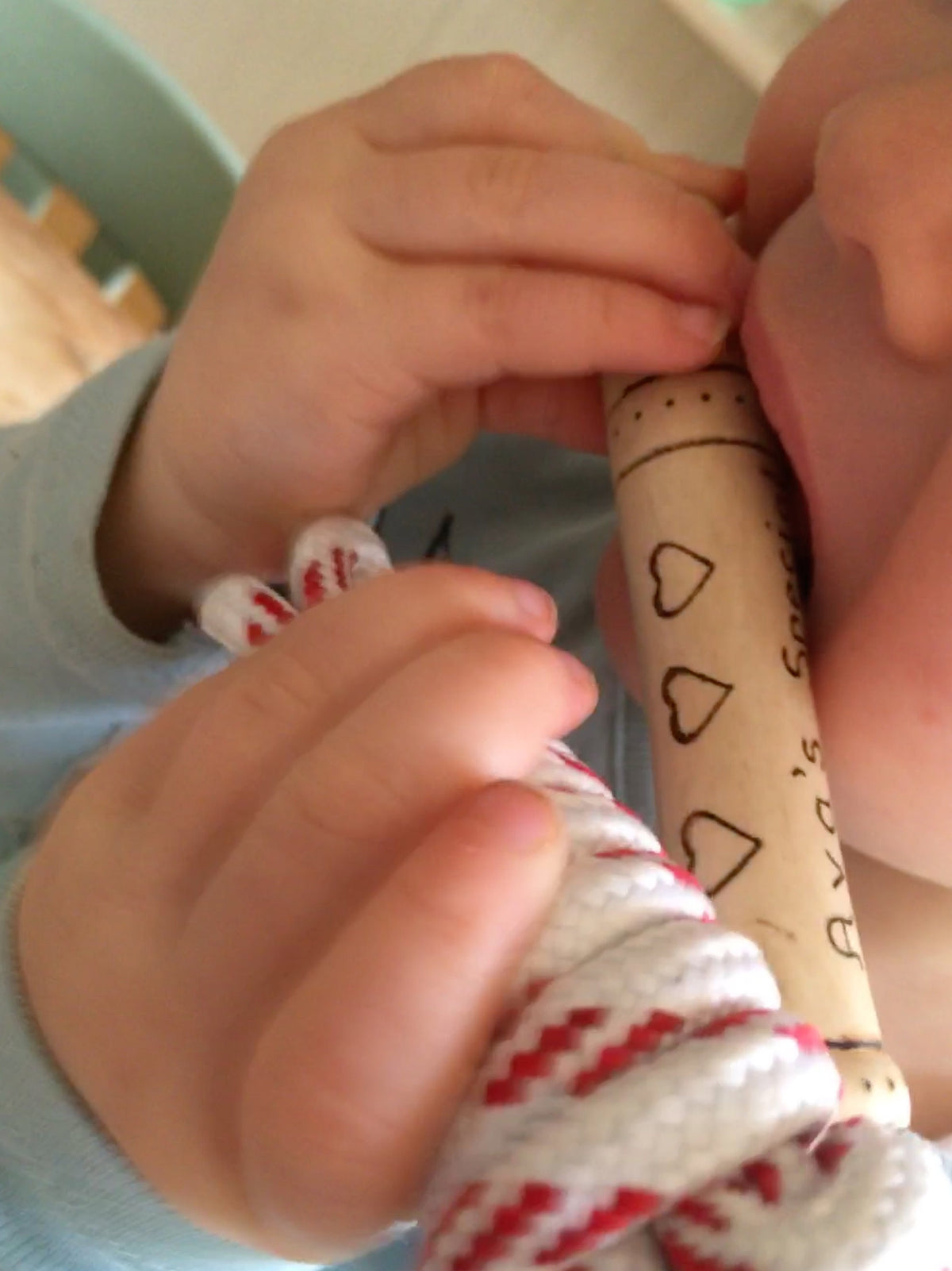 Personalised skipping / jump rope