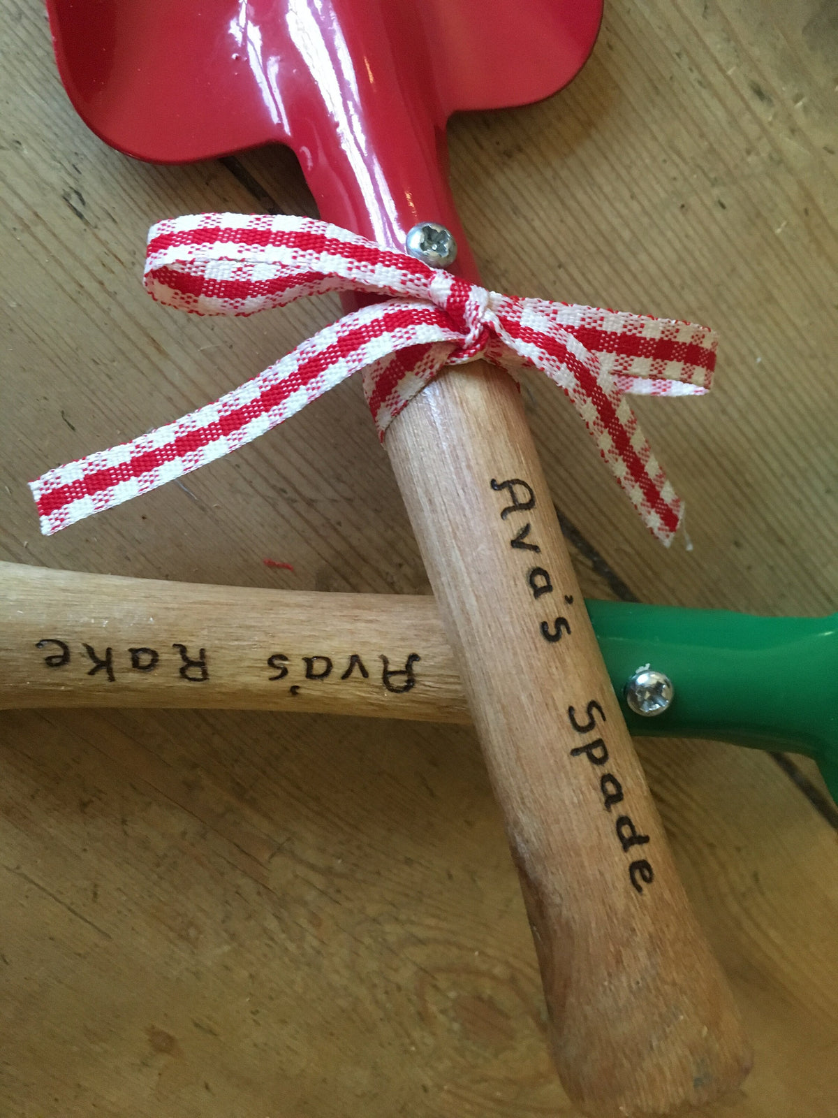 Children’s personalised gardening set