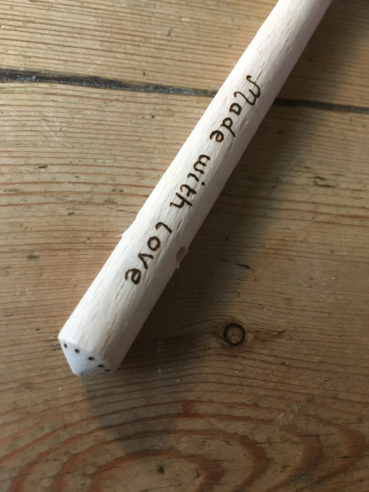 Personalised wooden spoon