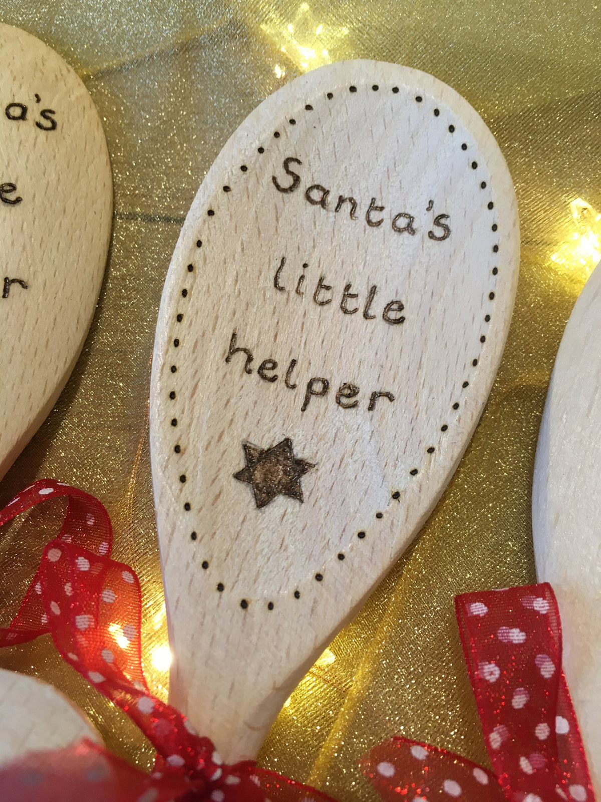 Santa’s little helper mini spoon