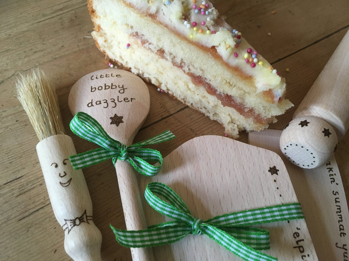 Children’s personalised baking set