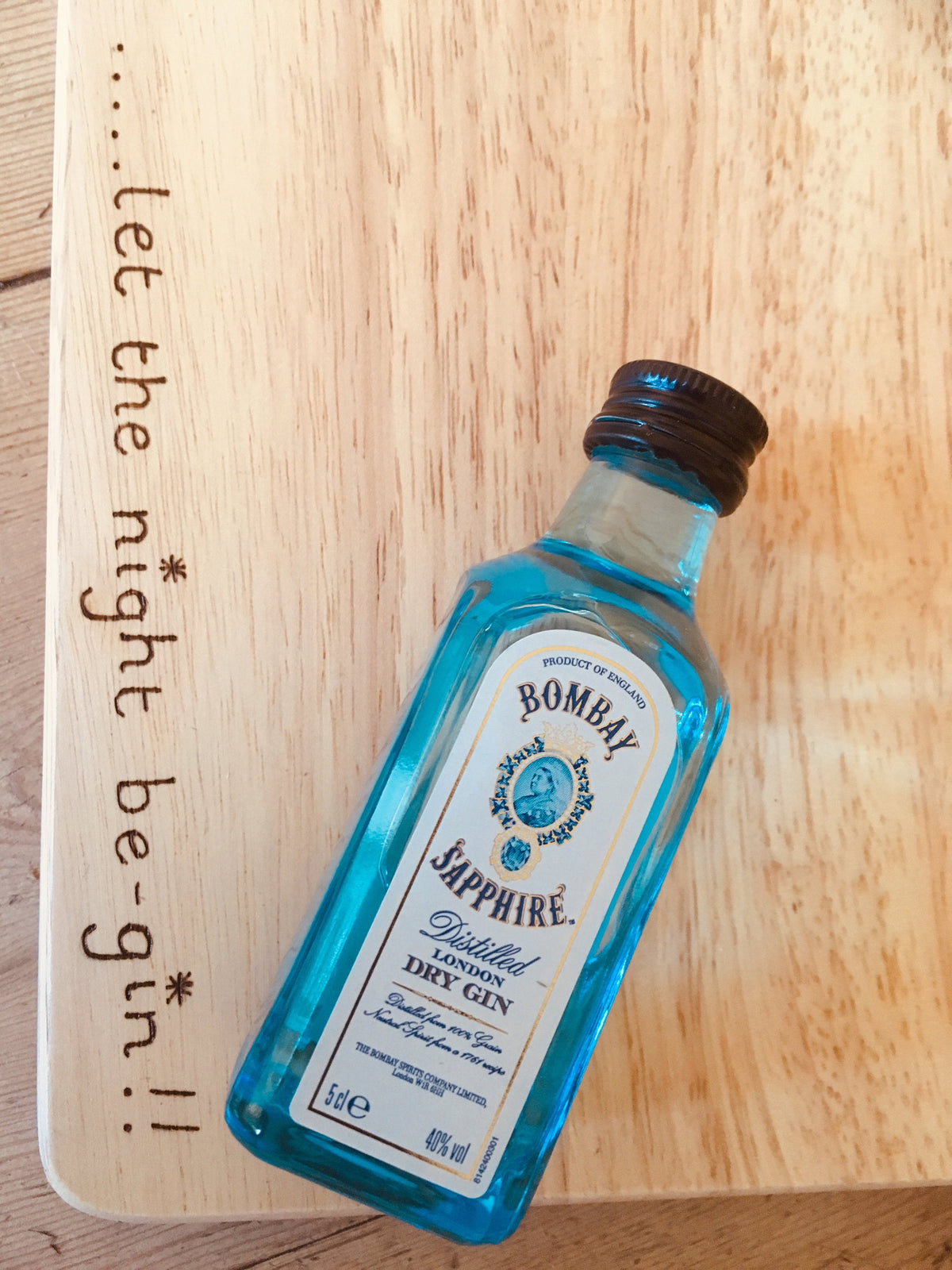 Gintastic lemon chopping board
