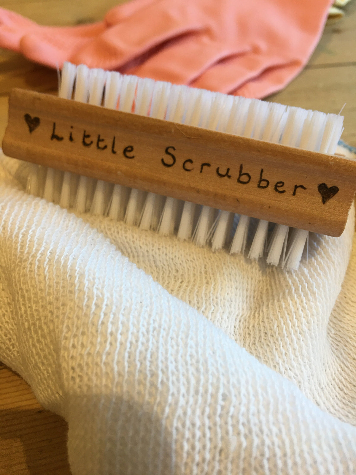 Personalised nail brush / little scrubber
