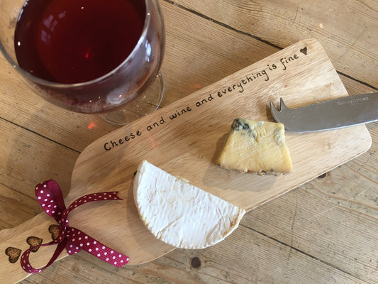 Personalised mini wine bottle board