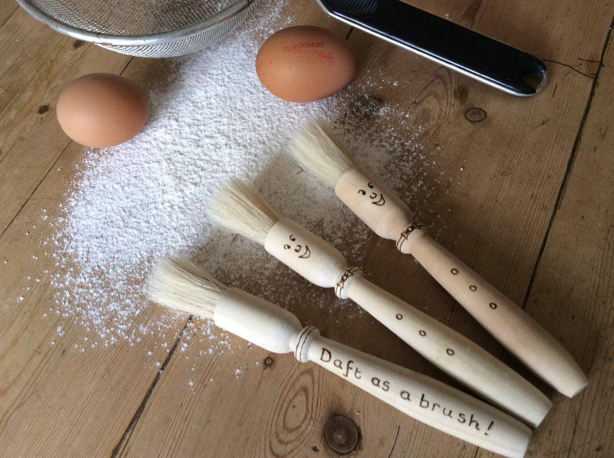 Daft as a brush personalised pastry brush