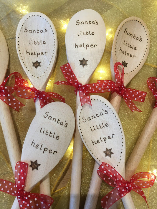 Santa’s little helper mini spoon